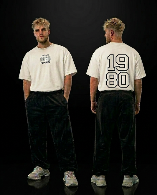 Oversized PUMPIFY "Vintage 1980" Tee (Green)