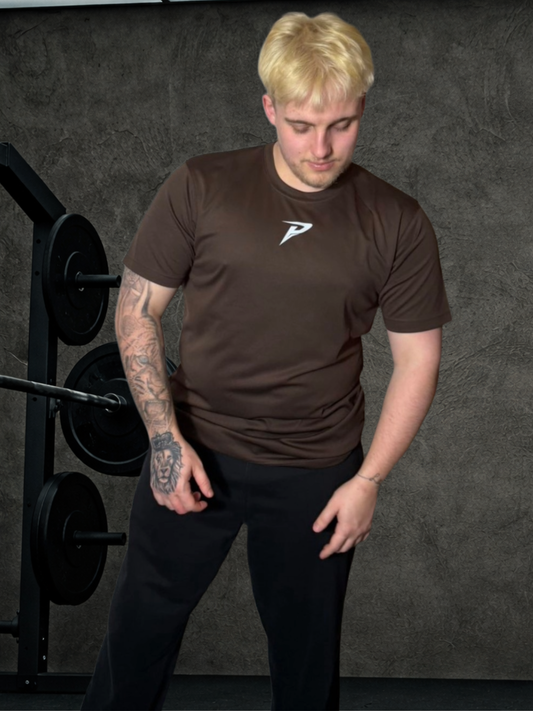 PUMPIFY Sport Essential Tee - Relaxed Fit (Hot Chocolate)
