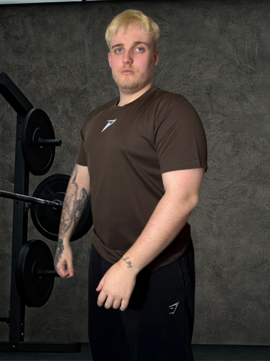 PUMPIFY Sport Essential Tee - Relaxed Fit (Hot Chocolate)