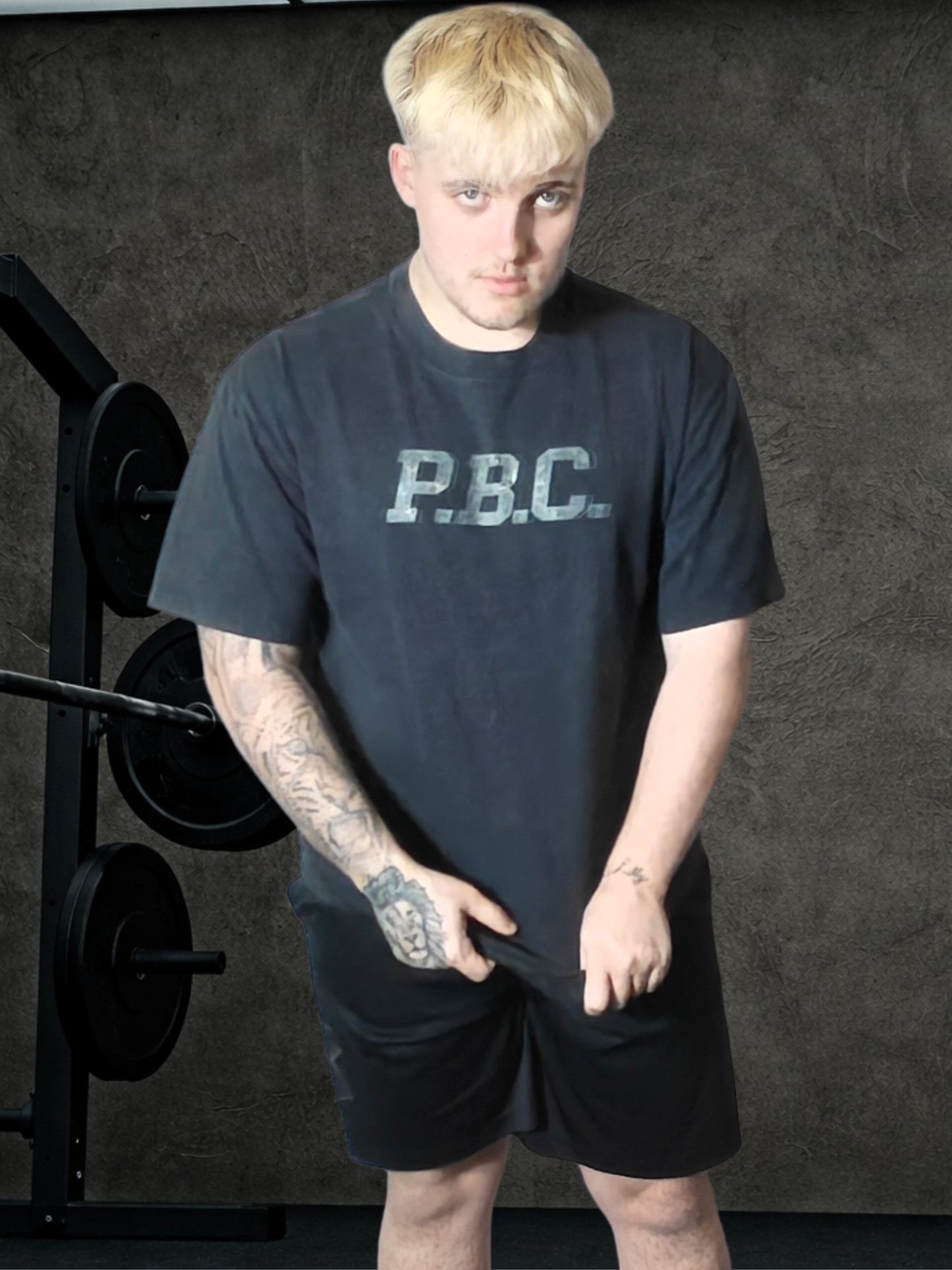 PUMPIFY BODYBUILDING CLUB Oversized Washed Tee