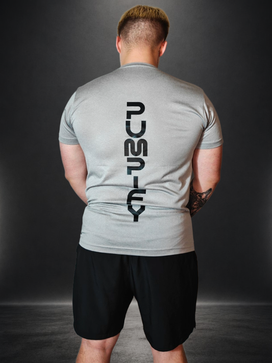 PUMPIFY Sport Silver Performance Tee - Regular Fit
