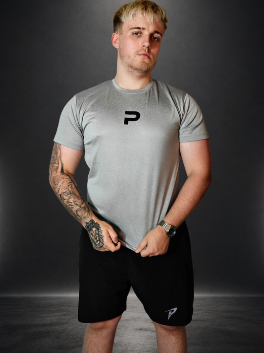 PUMPIFY Sport Silver Performance Tee - Regular Fit