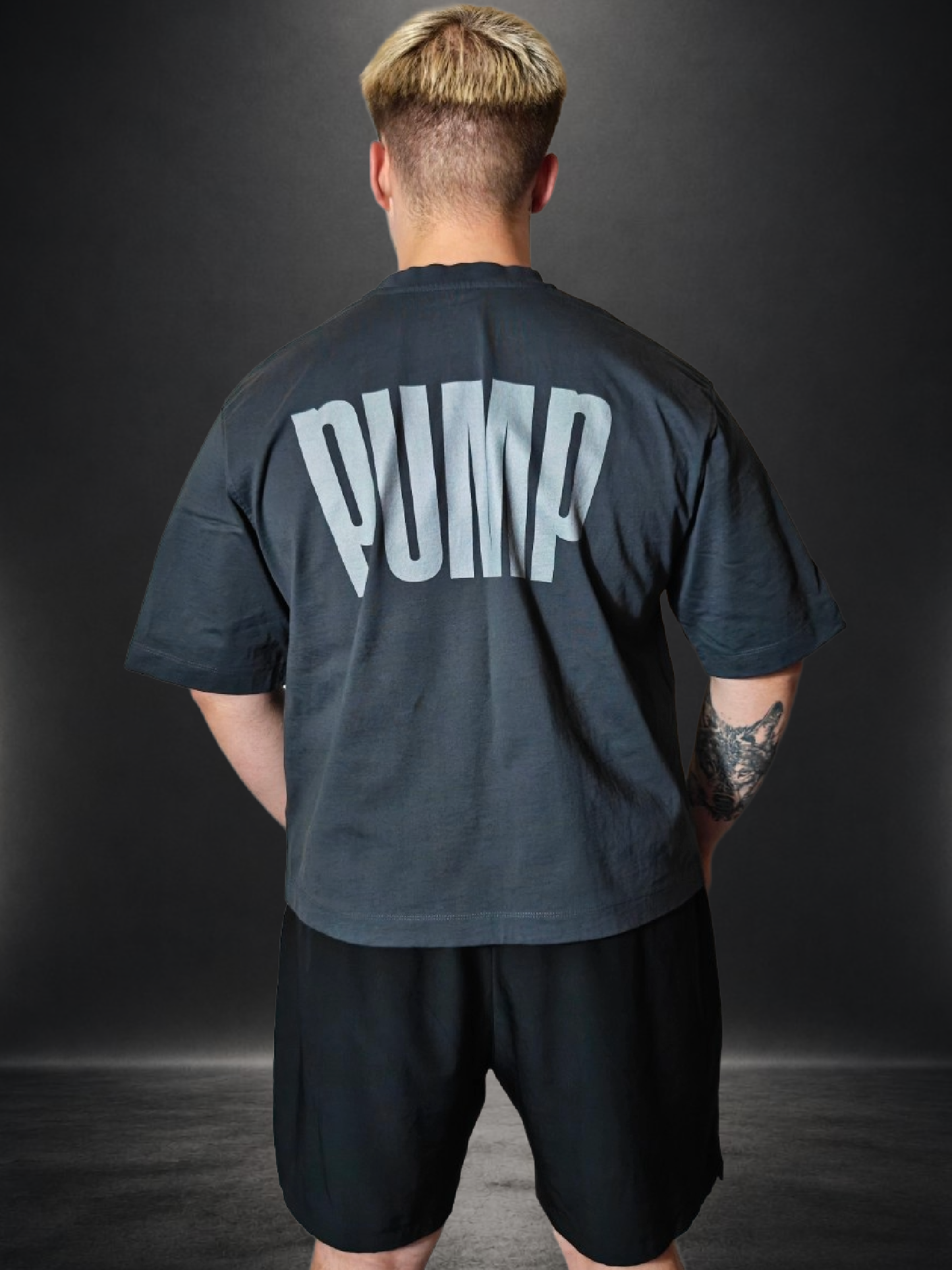 PUMPIFY - Boxy Oversized PUMP Tee - Dark
